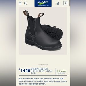 Blundstone Women’s #1448 High Top Boots - Voltan Black